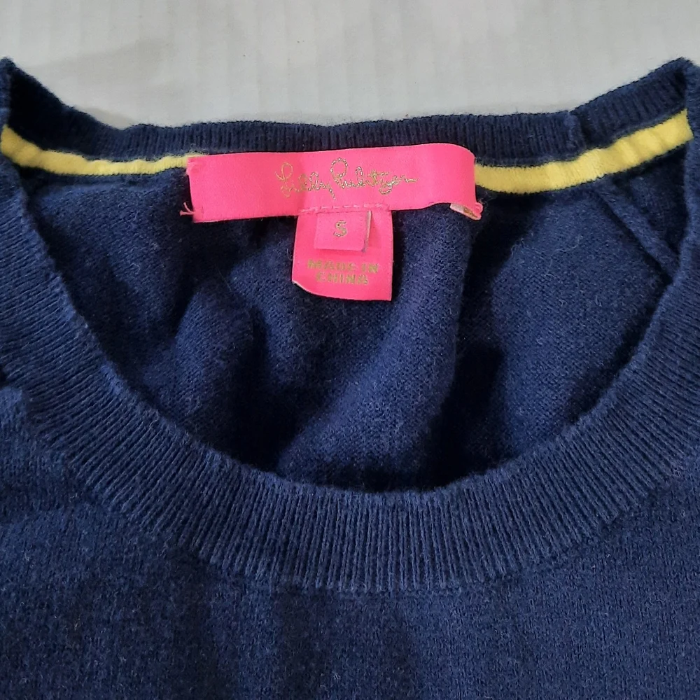 Lilly Pulitzer Dinah Crewneck Sweater in True Navy